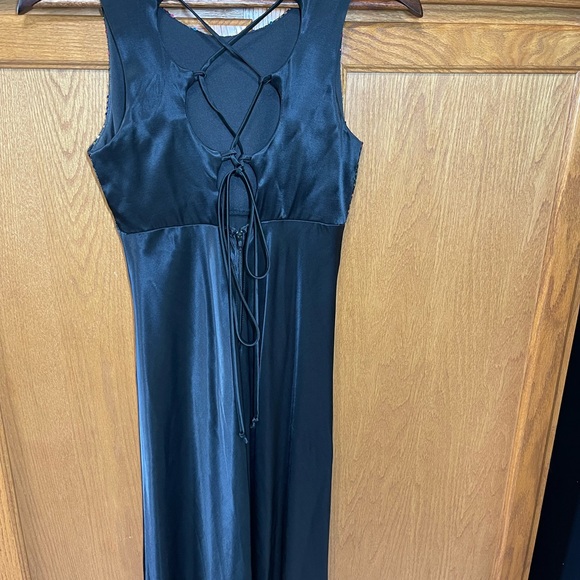 Vintage 90s Y2K All that Jazz evening dress dance size 5/6 small black sequin - Picture 5 of 13
